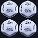 Adult Sex Products, FTXJ 4Pcs 12 Sides Exotic Sex Posture Exotic Dice Fetish Sex toys Erotic Craps