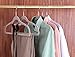Utopia Home Non Slip Velvet Hangers with Felt - (Grey, Pack of 50)