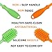 Ponnex silicone bottle brushes for cleaning - Bottle brush for narrow neck bottle / Long handle bottle brush cleaner set for hydroflask, water bottle, thermos, containers, coffee cup, sports bottle.