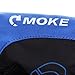 Masione® Padded Ventilated Bike Bicycle Cycling Mountain Road Half Gel Silicone Antiskid Finger Gloves/ Half Finger Gloves / Sport Gloves Mitten/ Fingerless Cycle mitts, Soft durable microfiber Material with Velcro Strap -Black with Blue -M