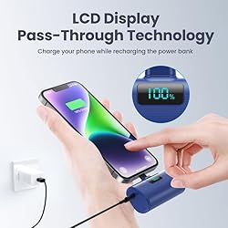 Small Portable Charger for iPhone,5200mAh MFi