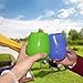  Set of 4 Premium Food-Grade Silicone Wine Glasses Shatterproof Reusable Wine Cups12 OZ