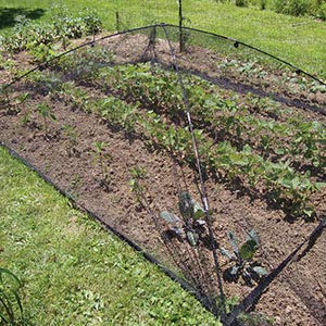 Atlantic PGPSM Pond and Garden Protector Dome Net, 7x9x2 Feet, 1/2 Inch Mesh - Keeps Out Debris, Pests - Includes Fiberglass Poles, Stakes and More