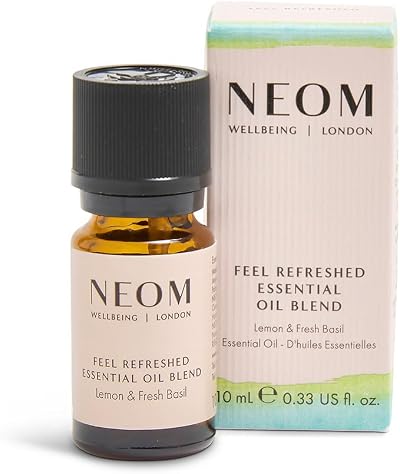 Neom Feel Refreshed Essential Oil Blend 10ml Sicilian Lemon & Basil