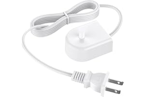 IBERLS Replacement Charger for Philips Sonicare Electric Toothbrush 4100 5100 6100 6500 7500, HX6100 Inductive Charging Base Power Cord for DailyClean, DiamondClean, and 3000-9000 Series Models