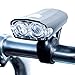 Shining Buddy USB Rechargeable, Water Resistant LED Bike Headlight | 3 Modes - High, Low & Strobe | With Handlebar Mount and Charging Cable | 100 Lumens