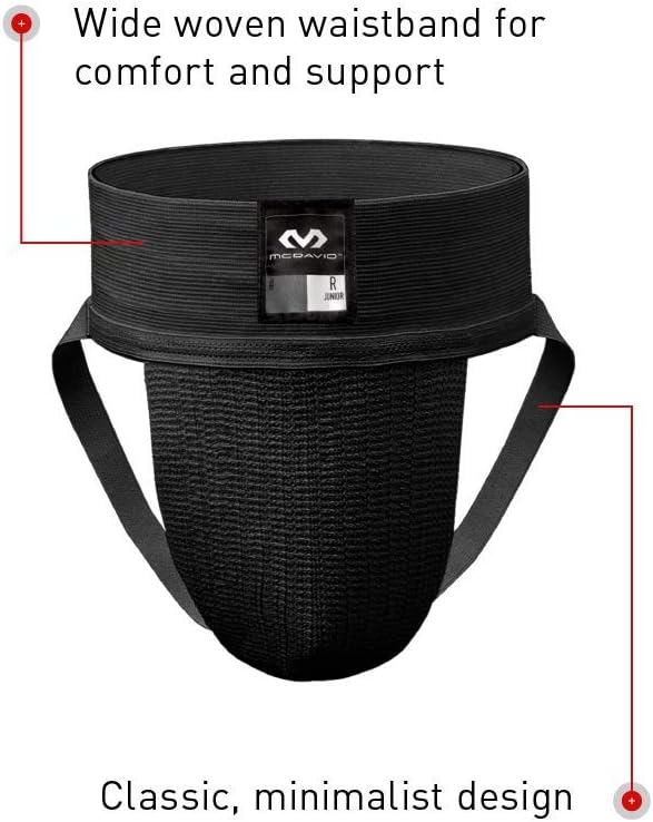 Mcdavid Jockstrap, Athletic Supporter w/ Stretch Mesh Pouch, Athletic Supporters for Men, 2 Pack: Sports & Outdoors