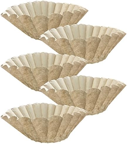 Think Crucial Replacement Coffee Filter – Compatible with Bunn Unbleached Paper Coffee Filter Part # 1M5002, 20115.0000 – Fits Bunn Coffee Maker, 12 Cup Commercial Coffee Brewers – Bulk (500 Pack)