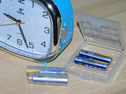 image for Lontenrea 10 PCS Transparent AA/AAA Battery Storage Case Box Holder an