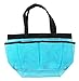 Misslo Quick Dry Mesh Pockets Shower Tote for College, Camping, Dorm room (Blue)