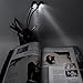 Reading Book Light, Portable Clip On Music Light Stand 4 LED ，2 Brightness Settings , Soft Padded Clamp，Lightweight with USB Cable