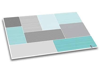 Schreibtischunterlage “StrichPunkt.“ | Teenager und Erwachsene | Papier | DIN A2 | 40 Blatt | Schreibunterlage mit linierten 