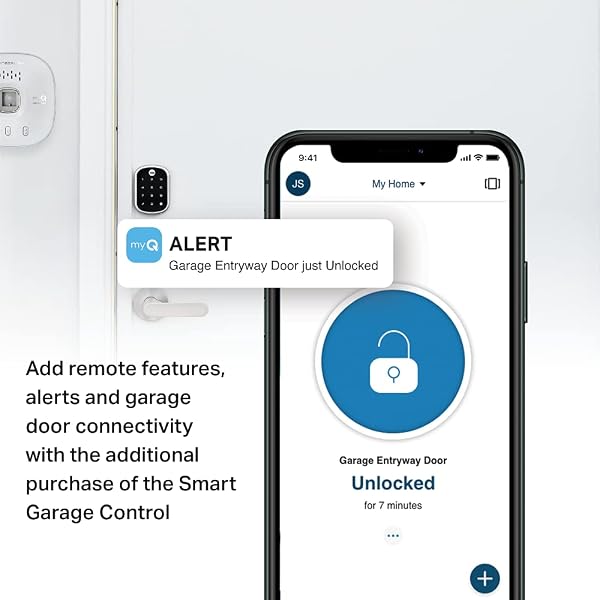 YALE | LIFTMASTER SMART LOCK WITH TOUCHSCREEN DEADBOLT – WORKS WITH MYQ APP & KEY BY AMAZON IN-GARAGE DELIVERY WHEN PAIRED WITH SMART GARAGE HUB (SOLD SEPARATELY), OIL RUBBED BRONZE