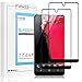 [2-Pack]FilmHoo for Essential Phone PH-1 / Essential Phone [Full Coverage] Premium Tempered Glass Screen Protector,HD Clear,Bubble Free,Anti-Scratch,Lifetime Replacement Warranty(Black)