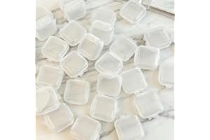 10Pcs Mini Jewelry Storage Boxes, Clear Plastic Portable Organizer Cases for Small Accessories, Beads, Earrings, Rings & Tiny