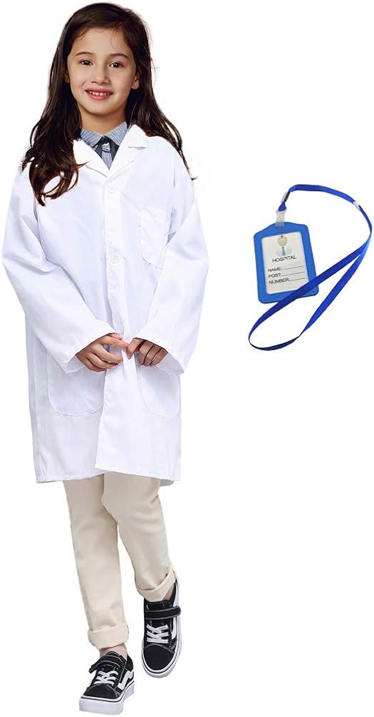 Buy Rauoawby Kid's Lab Coat Children's Lab Coat Doctor Scrub Set for