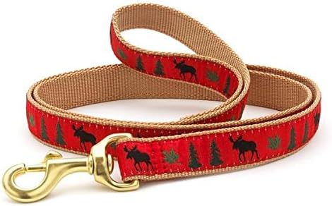 Up Country MOO-L-N Moose Lead Narrow (5/8") 300 g, red, 4 Ft Narrow