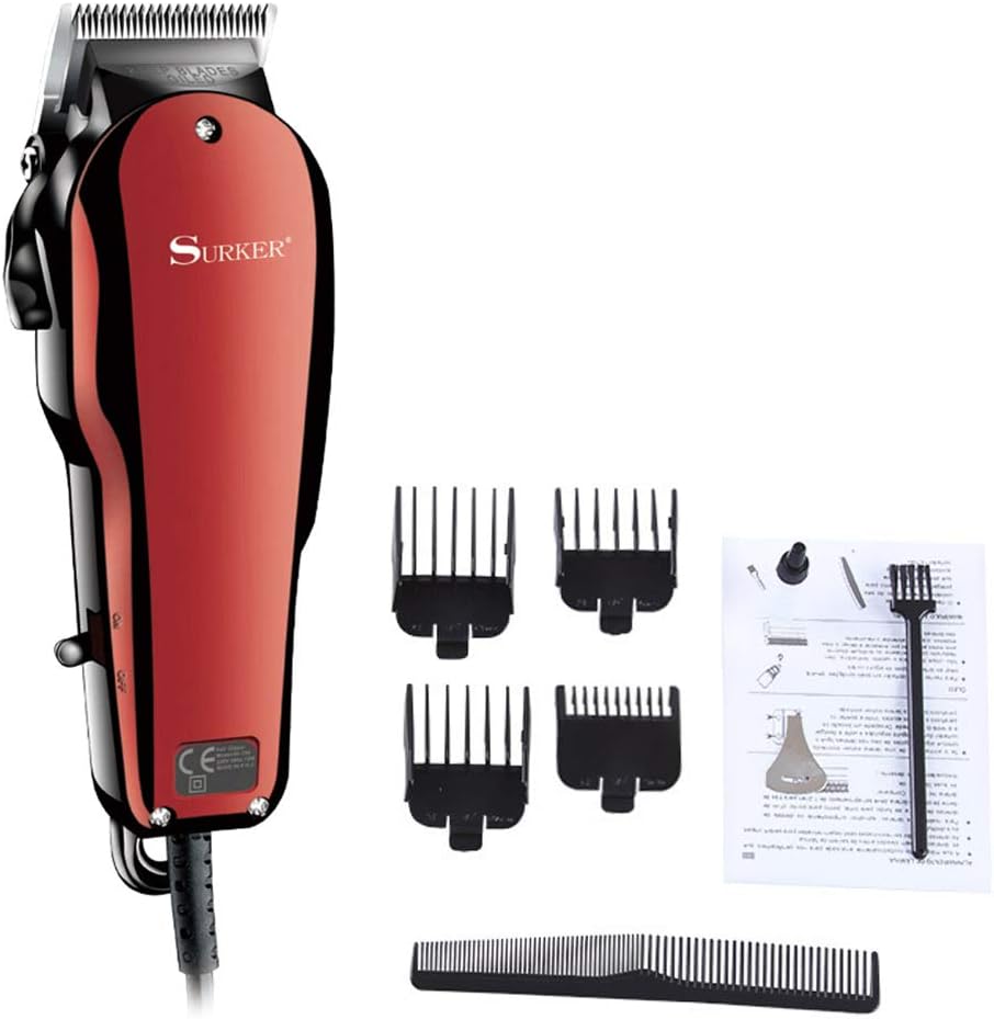 MEIYIN EU Plug European regulations Professional Men Electric Trimmer Vintage Hair Style Haircut Machine Barber Clippers for Salon