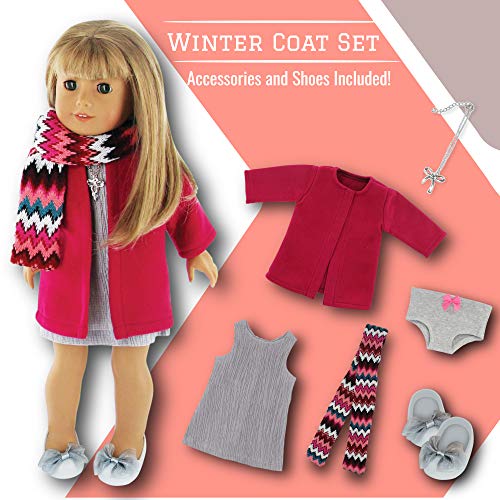 image for PZAS Toys Doll Clothes Fits American Girl Doll Clothes- 5 Complete Out