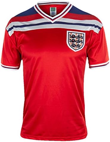 England Official Football Gift Mens 1982 World Cup Finals Home & Away Kit Shirt