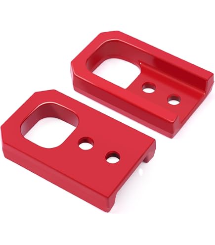 Front Tow Hook Covers For 2024-2026 Toyota Tacoma & 2025-2026 4Runner – Aluminum Off-Road Accents (Orange)