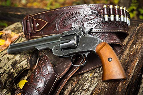 Bear River Schofield No. 3 Revolver - .177 Full Metal Airgun Pistol - CO2 BB Gun Shoot BB or Pellet Ammo