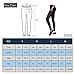 Imido Women's Yoga legging Mesh Tights Sport Workout Running Pants with Side Pocket (S)