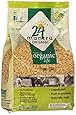 Organic Toor Dal - Organic Split Pigeon Peas (Toor Dal) -USDA Certified Organic - European Union Certified Organic -Pesticides Free - Adulteration Free - Sodium Free - 4 Lbs - 24 Mantra Organic