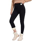niyokki Cashmere Leggings Sherpa Fleece Women