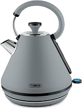 Tower Sera Pyramid Kettle 1.7L 3kW Smoked Black Grey T10079GRY