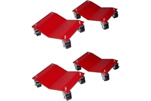 Auto Dolly Car Dollies M998035 Made in USA - 12in x 16in 10,000lbs Capacity with Heavy Duty Casters 4 Piece for Cars, Trucks, UTVs, SUVs, Boats, RVs