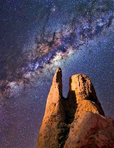 Notebook: star galaxy andromeda milky way astronomy stars moon planets space science by Wild Pages Press