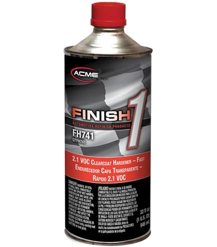 Amazon.com: Finish 1 Slow 2.1 VOC Clearcoat Hardener (Quart