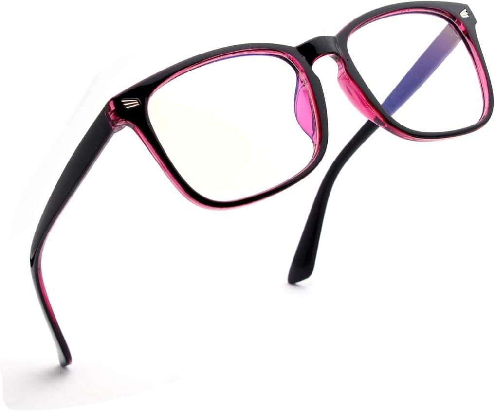 SIPU Unisex Stylish Square Non-prescription Eyeglasses Glasses Clear Lens Eyewear Frame