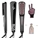 Ionic Hair Straightener Brush, CINEEN Hair Straightening Iron Brush with Fast MCH Ceramic Heating, Hair Straightening Comb with Anti-Scald, Temperature Setting, Auto Shut Off for Home and Travel…