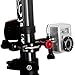 Handlebar Seatpost Camera Mount for Bikes - Motorcycles - Mountain Biking - Ski Pole - with Red Aluminum Thumbscrew to attach Action Sports Cameras by Flight Speed Camera Mounts