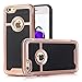 iPhone 7 Case (Rose Gold) Shock Drop Protection True Fit Shock Absorbing Hybrid Cover PC+TPU