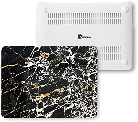 MacBook Air 13 White Case, Plastic Hard Shell Snap On Case Cover for Macbook Air 13 inch (A1466 &amp; A1369) (Cracked Marble)