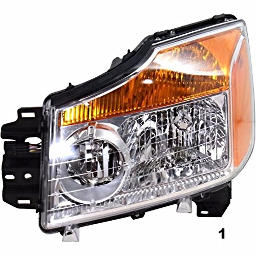 FITS 08-14 NISSAN TITAN LEFT DRIVER HEADLAMP ASSEMBLY