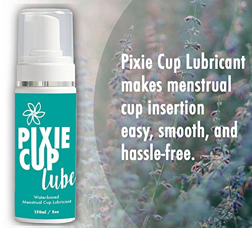 Easiest and Best Way to Insert Your Diva Cup - An Absolute Must For New Menstrual Cup Users - A Water Based and Natural Lubricant (5 Full Ounces)