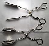 Set of 2 Pastry Tong with Matching Serving Tong