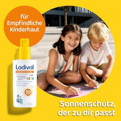 Spray protettivo solare per pelli sensibili dei bambini, SPF 50+: crema solare per bambini e neonati a partire dai 6 mesi, nutriente, extra impermeabile, con protezione cellulare 4 volte, 150