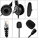PChero Telephone Headset, RJ9 Noise Cancelling Headset with Mic for Call Center Desk Telephone, Ideal for Phone Sales, Insurance, Hospitals, Telecom Operators - Monaural