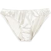 FEELITS 22 Momme 100% Mulberry Silk Underwear, Silk Satin Classic Bikini Panties for Women, Ultra Breathable Hipster