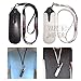 Premium Faux Leather EGO Necklace Lanyard for eGo-t, eGo-w, eGo-c, eGo-F, eGo Twist, eCig- Carry Case in Black or White (White)