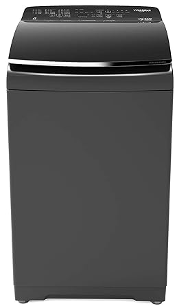 Whirlpool 9.5 kg Fully-Automatic Top Loading Washing Machine (360? BLOOMWASH PRO 9.5, Graphite)
