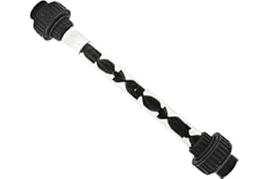 CBTLYSK 1/2 inch Static Mixer for Gas-Liquid Mixing, Water-fertiliser Mixing Equipment, PVC Static Mixer Acid and Alkali Resistant(Transparent, 1/2inch)