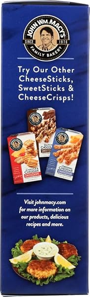 JOHN MACYS ASIAGO CHEDDAR CHEESE CRISP, 4.5 OZ