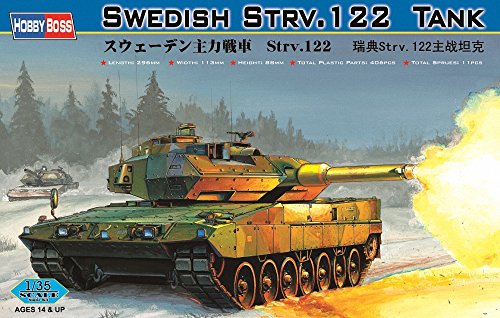Hobby Boss Swedish Strv.122 Tank Vehicle Model Building Kit
