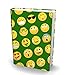 BOOK SOX Stretchable Book Cover: JUMBO EMOJI Value Pack of 4 Jackets Fit Most Hardcover Textbooks up to 9